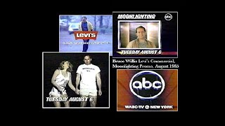 Bruce Willis Bits (Levis, Moonlighting Promo, August 1985