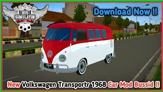 New Volkswagen Transportr 1968 Car Mod Bussid|New Mod Bussid |New Bussid Mod|Bus simulator indonesia screenshot 4