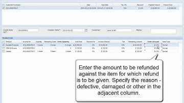 Creating a Credit Note in Deskera Accounting