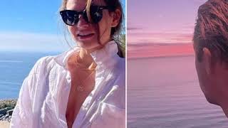 Lily James 'goes Instagram official' with rock star boyfriend Michael Shuman full video,