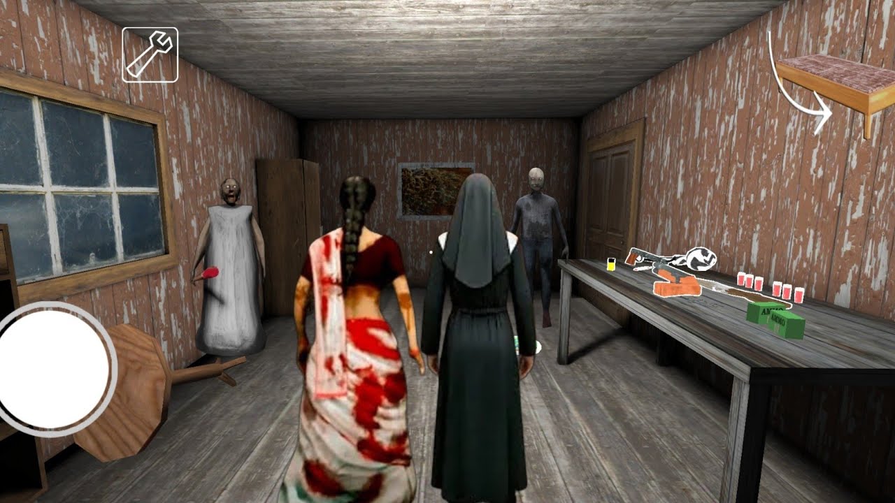 😱 playing as kamla and evil nun in granny 1 game | as game | evil nun as granny as kamla as gameplay