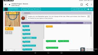 Bounce ball game in code.org (easy and simple) screenshot 5