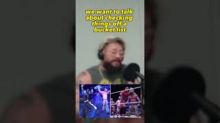 Rea1 f.k.a. Enzo Amore on His Bucket List in Wrestling #shorts