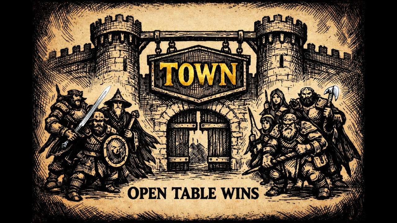 Open Table D&D: Кампания, в которую можно присоединиться без предварительной записи и которая дей...