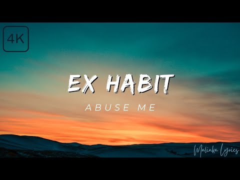 Ex Habit Abuse Me 4k Lyrics 
