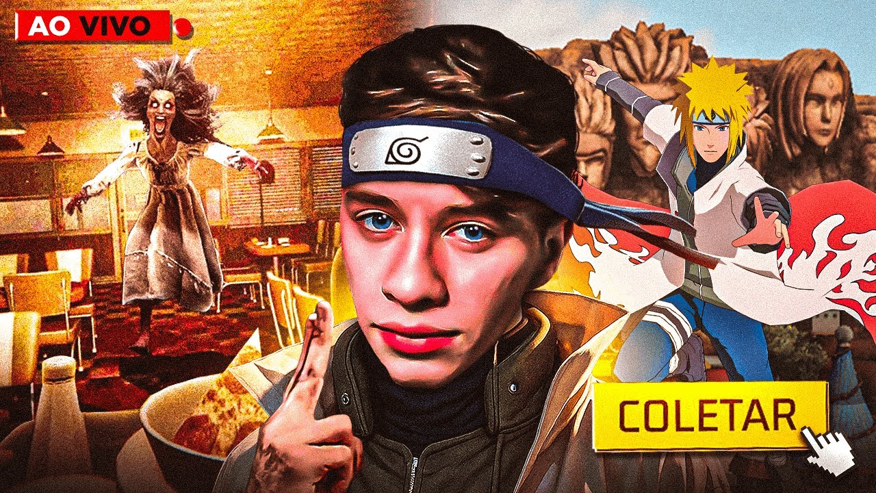 🔥 SKIN DO MINATO 2 CLT TERROR RESTAURANTE⚠️APELAPATO LIVE ON 💙 FREE FIRE E CREEPY SHIFT ROADSIDE