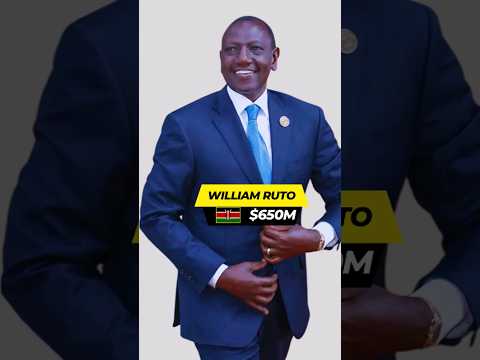 The Richest African President in 2024!                             #richestpresident #top10 #african