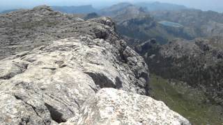 Walking in Tramutana Mountains in Mallorca