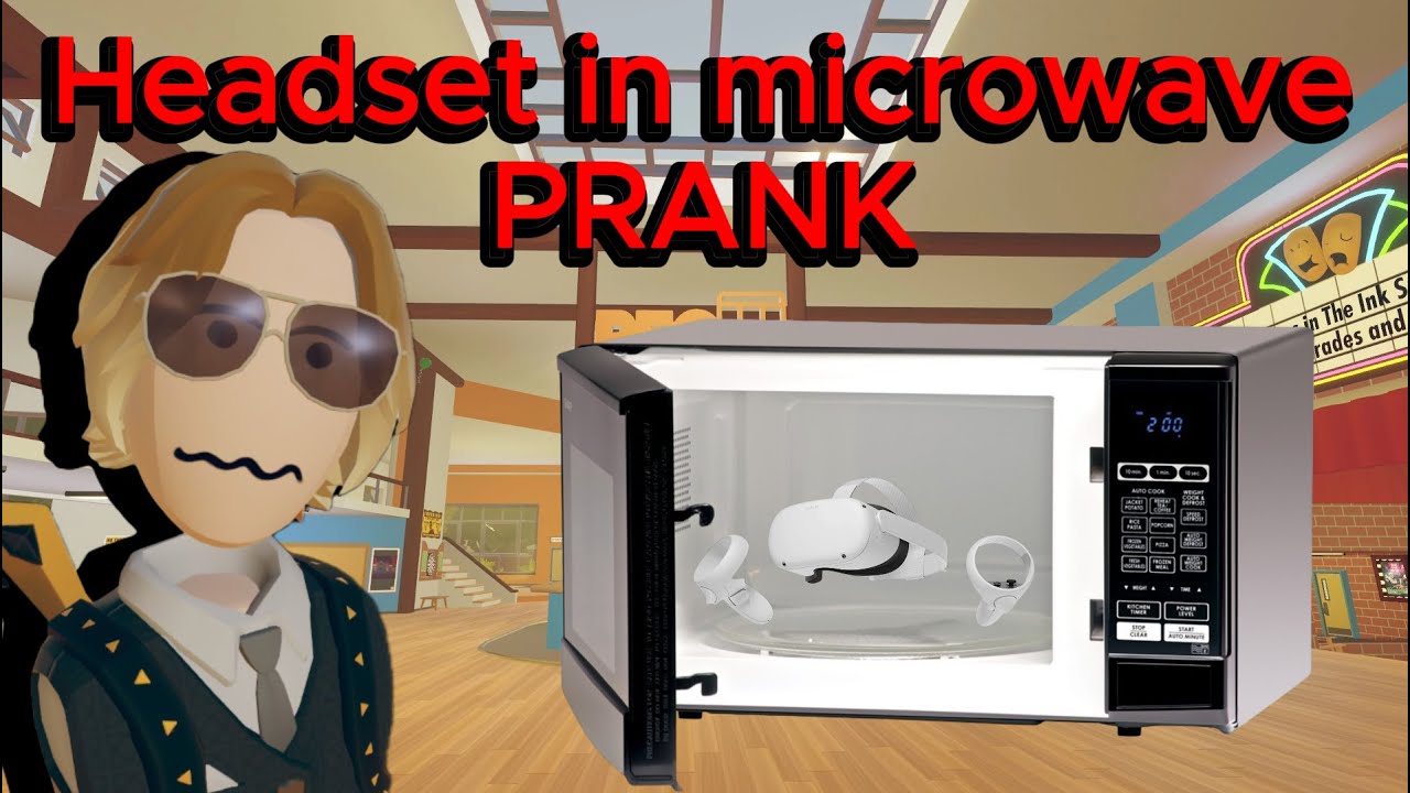 I put my HEADSET in the MICROWAVE?!? prank - YouTube