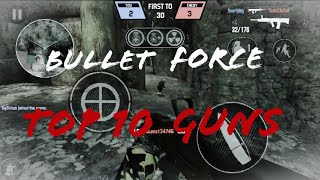 Bullet Force - Top 10 Guns Ranked With L85! Best Guns! (June 2018 Update)