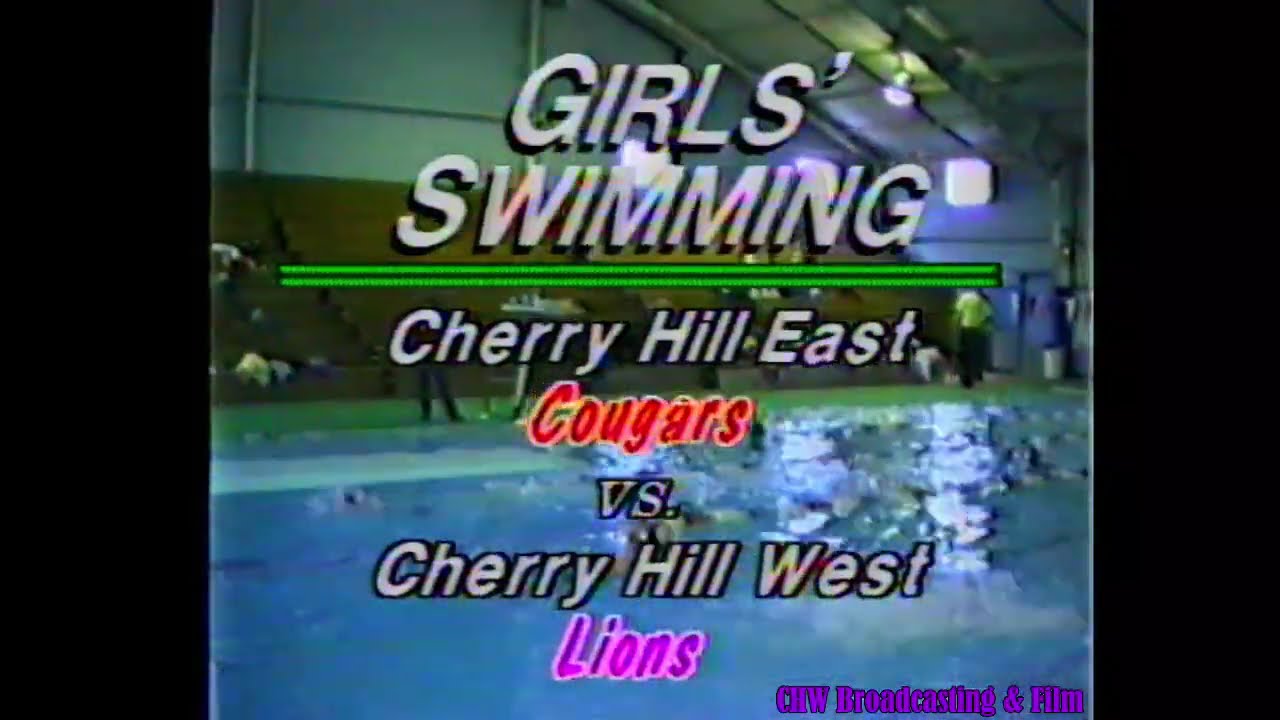 Cherry Hill West presents West vs. East Girls' Swimming (Feb 22, 1989)