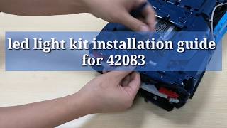 Sports Performance Kyglaring LED Light Kit Compatible For LEGO 42083 car blocks set (NOT Include The Model)