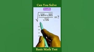 Can you simplify this nice square root expression #shorts #maths