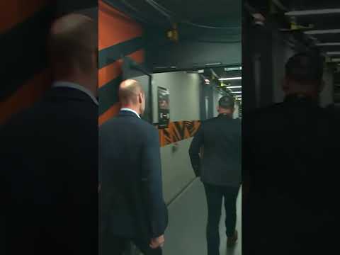 Video Prince William arrives at the Europa League final to cheer on his beloved Aston Villa
