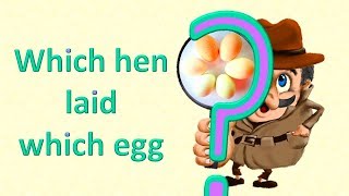 5 ways to tell which hen laid which egg - yes really! Details