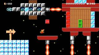 Bob omb Space Fleet by Falcon 🍄Super Mario Maker 2 | Switch 2 #dwk