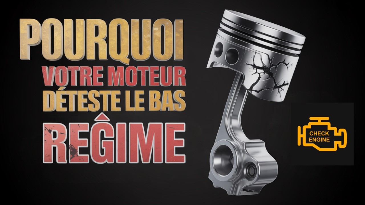 Pourquoi ton moteur déteste les bas régimes !