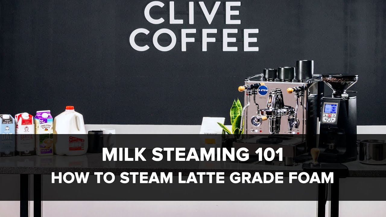 Milk Steaming 101 How to Steam LatteGrade Foam YouTube