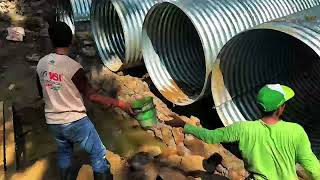 Pembangunan jembatan "ARAMCO" Desa Masing