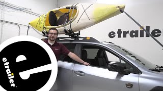 DIY Install: etrailer Kayak Carrier w/ Tie-Downs on your 2022 Subaru Outback Wagon