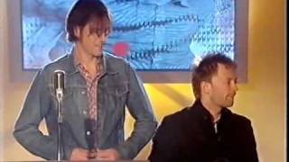 radiohead - Q awards 2002.  thom and ed. Net Worth