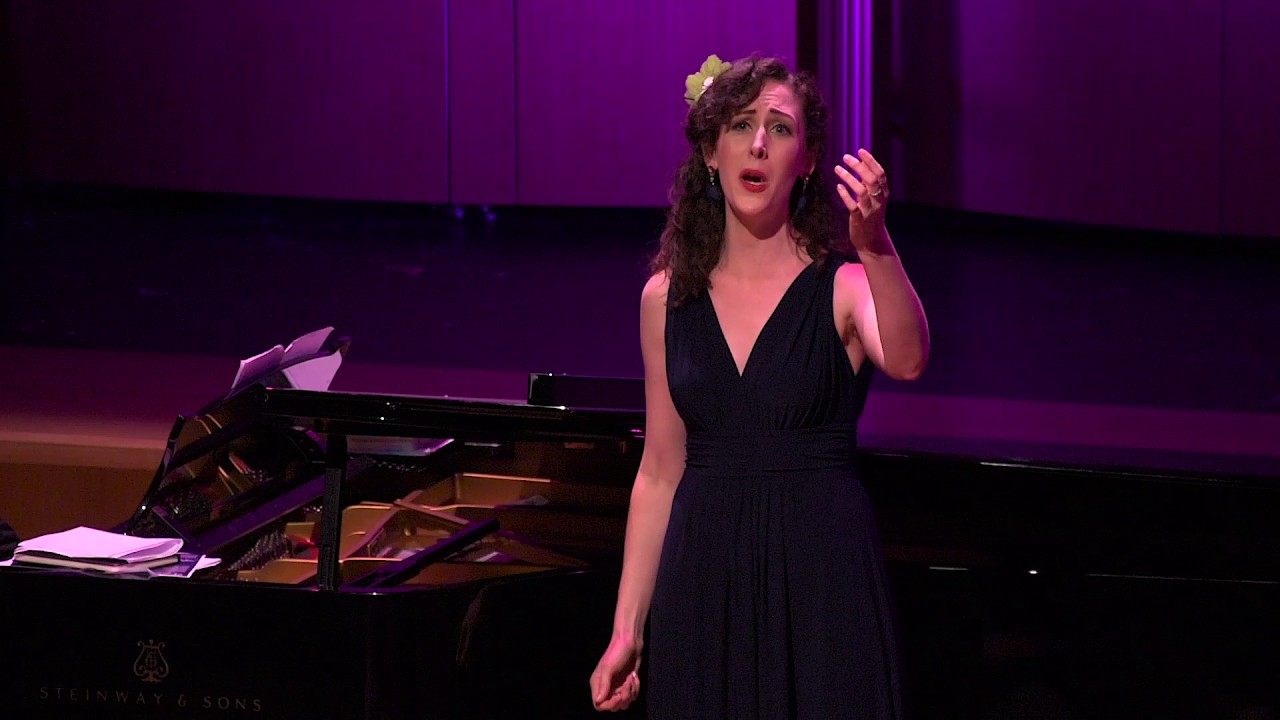 Vivien Conacher singing Poulenc's Les Chemins d'amour