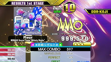 [DDR A3] Fleur [Single-EXPERT] 999,570 PFC by DDR-KOJI