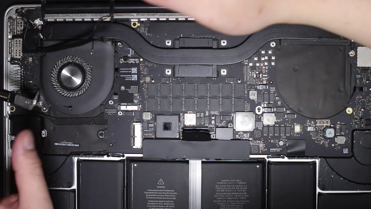 Mac Book 2015 GPU起動しない映像修理やり方方法 - YouTube