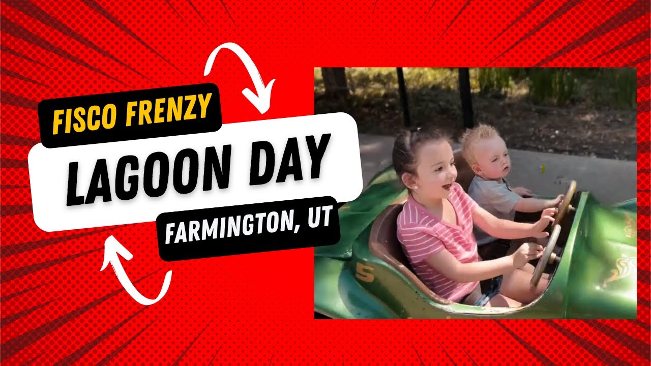 Lagoon Day Vlog With Fisco Frenzy - Amusement Park in Farmington Utah 2022