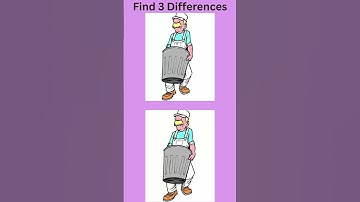Find the 3 Differences in 30 Seconds! | Spot the Difference Game #shorts #challenge #viral #spot