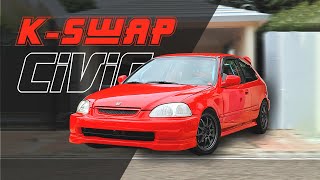 HONDA EK SWAP K-24 | Única en el país (con este setup)