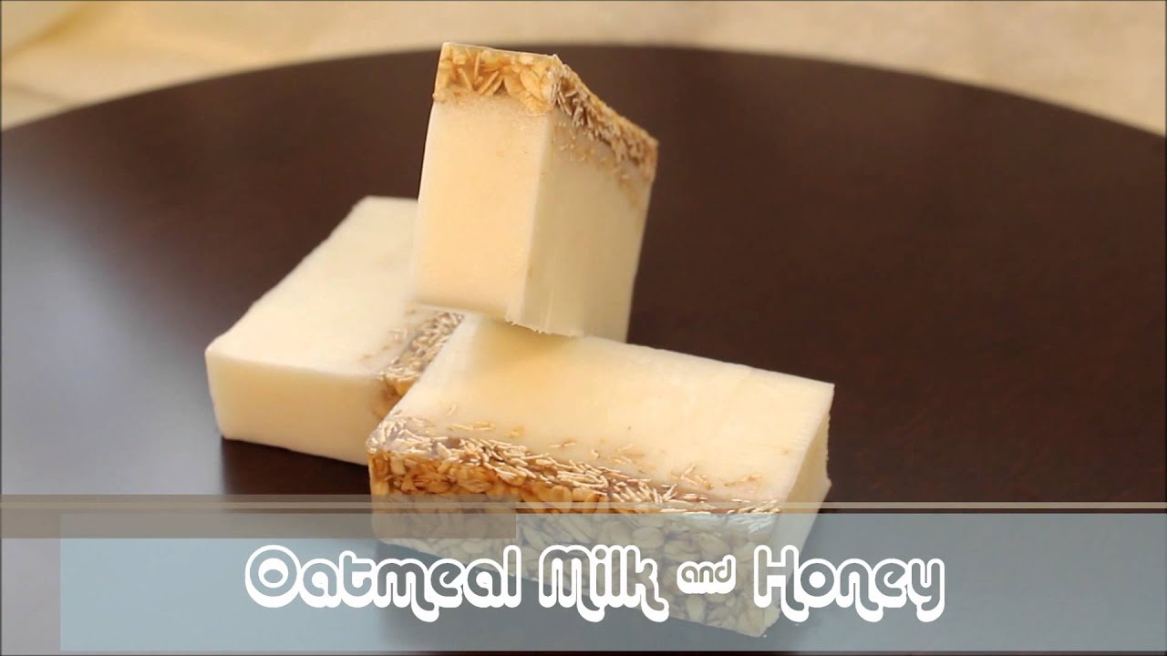Oatmeal Milk and Honey Glycerin Soap YouTube