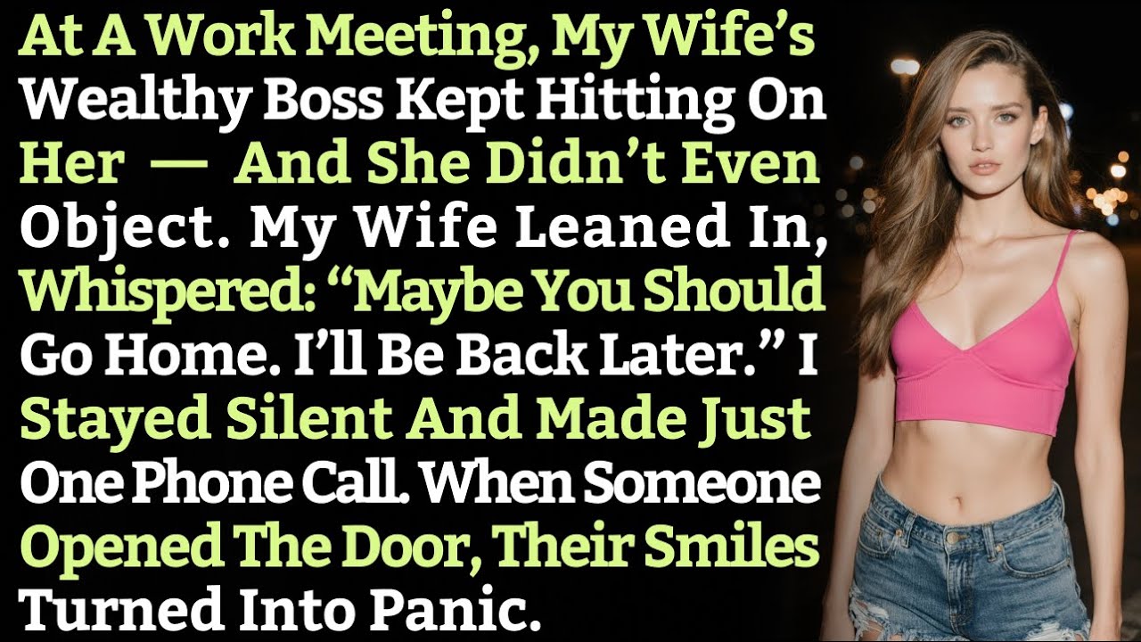 At A Work Meeting, My Wife’s Wealthy Boss Kept Hitting On Her — And She Didn’t Even Object...