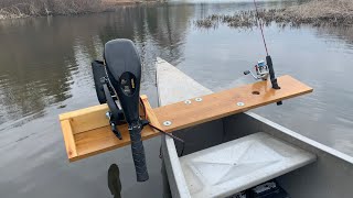 Building a Canoe Motor Mount