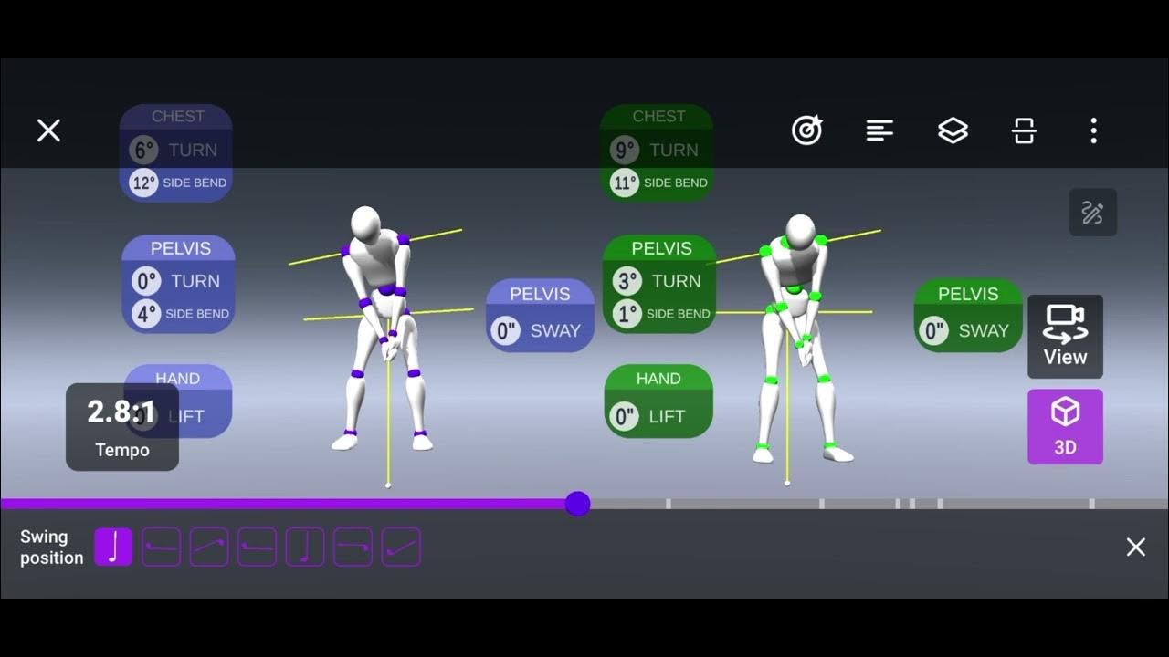Sportsbox 3D Golf sample lesson YouTube