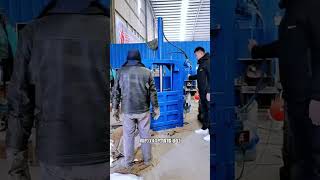 Vertical waste paper compression baler——jiningkeepway