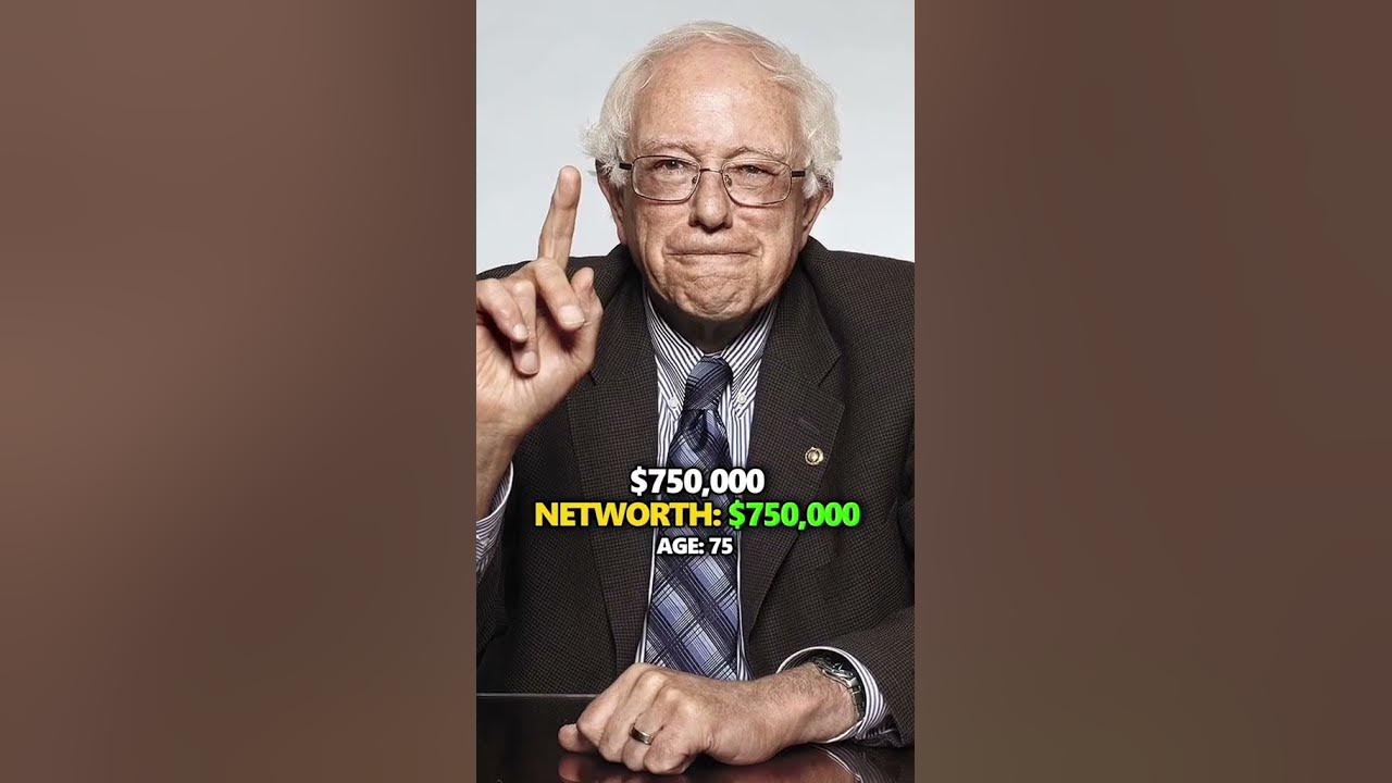 Bernie Sanders_ SHOCKING net worth over the years _berniesanders _trump