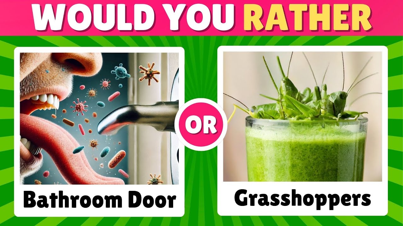 Disgusting Would You Rather Quiz: Can You Handle These Gross Choices?