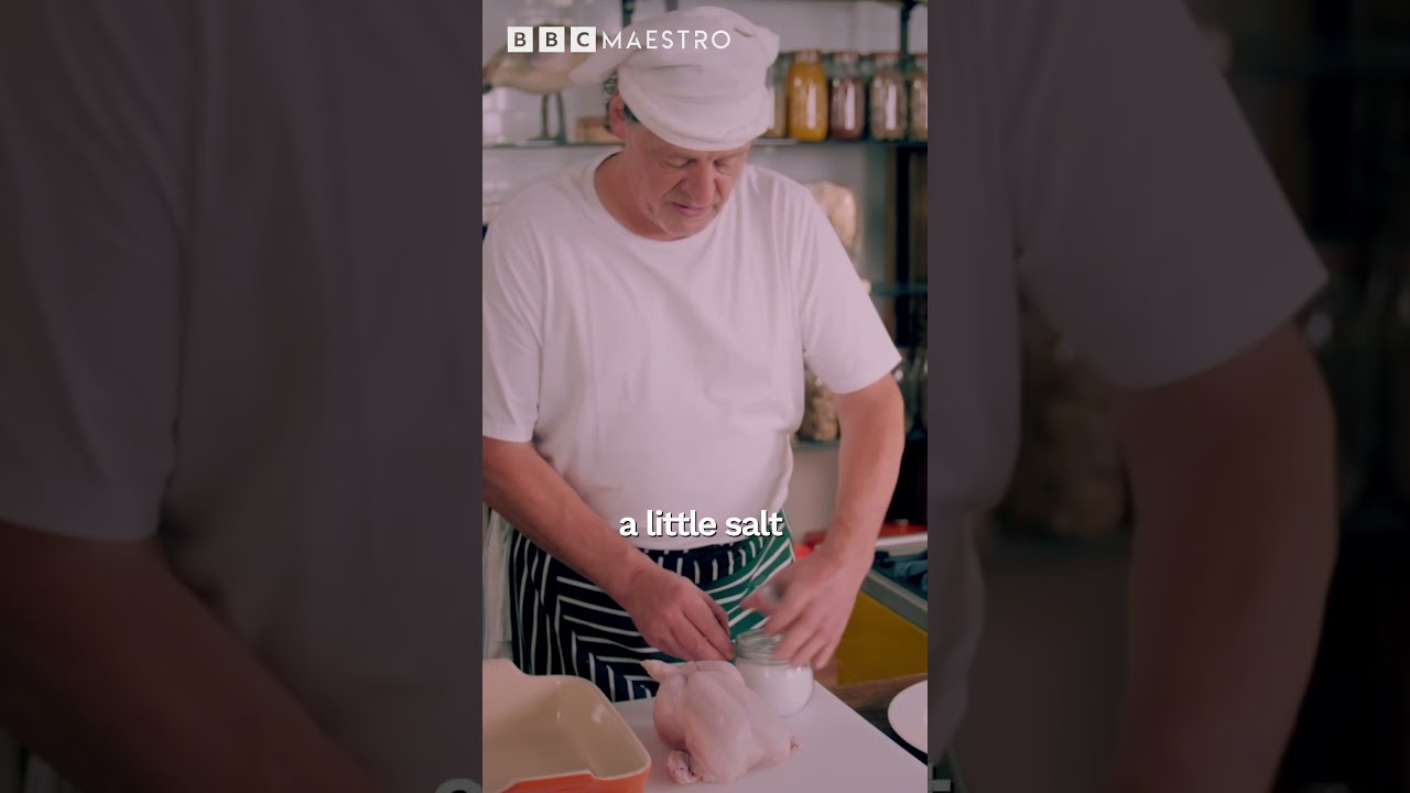 Марко Пьер Уайт показывает, как приготовить жареную курицу 