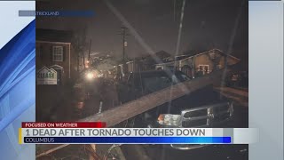 Tornado aftermath in Columbus