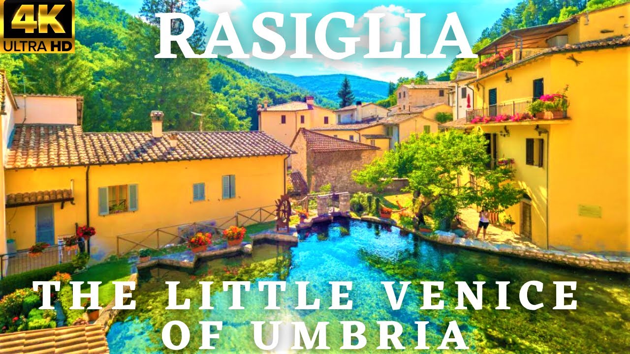 RASIGLIA THE LITTLE VENICE OF UMBRIA LA PICCOLA VENEZIA 4k YouTube