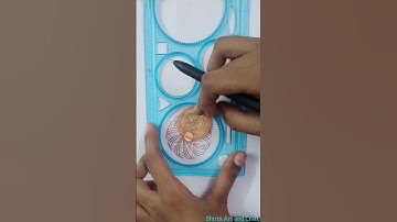 Spirograph drawing part -13#spirograph #art #flowers #shorts