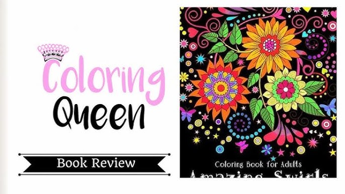 Download Amazing Swirls Adult Coloring Book Review Youtube