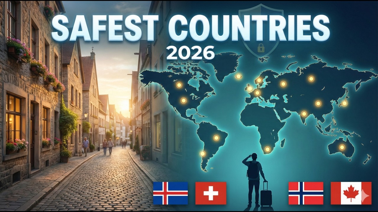 Top 10 Safest Countries in the World 2026: Would You Move Here?🌍 - YouTube
