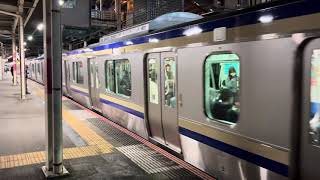 E235系1000番台クラF-34編成+クラJ-01編成蘇我発車