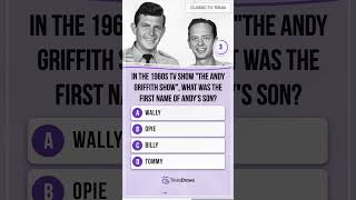 The Andy Griffith Show Trivia: Do You Remember Andy Taylor’s Son? #classictv #tvtrivia