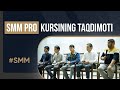 SMM pro kursida qanday yangi rejalar ilgari surildi?