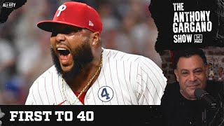 Phillies are the first team to 40 wins. The road to London begins today