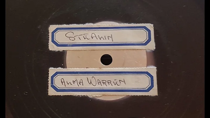 Alma Warren 'Stealin' 1956 Acetate 78 rpm