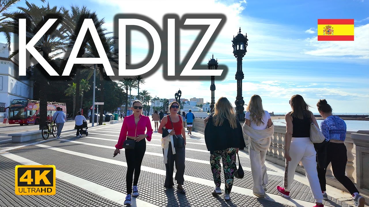 CADIZ Walking Tour 4K | Exploring the Beauty of Andalusia, Spain